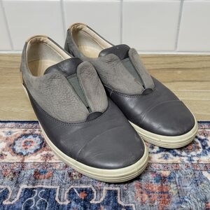 Ecco Women's Gray Slip-On Sneakers